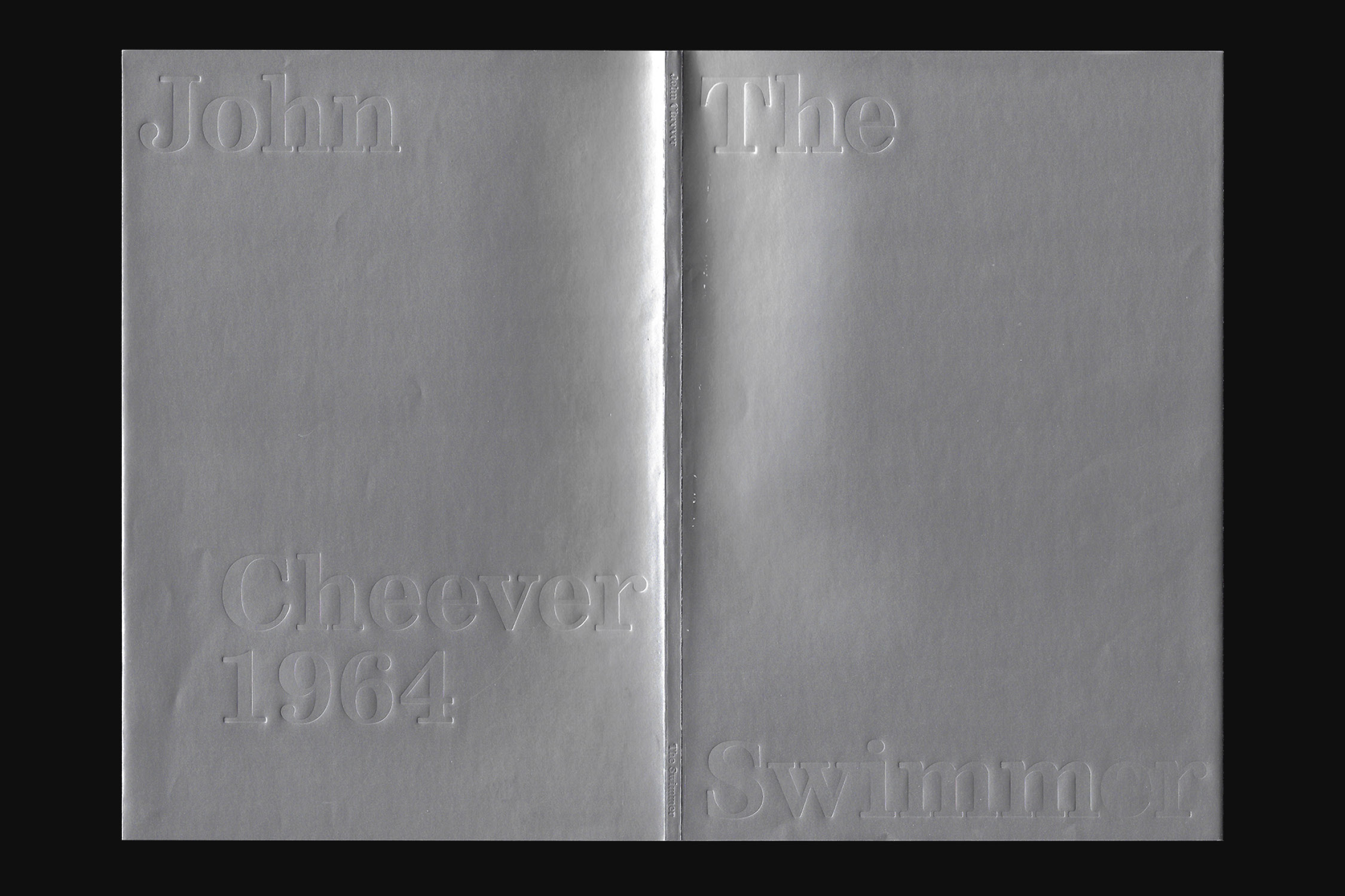 Redesign of short story The Swimmer by John Cleever